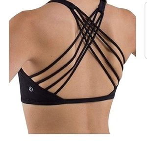 Strappy sports bra